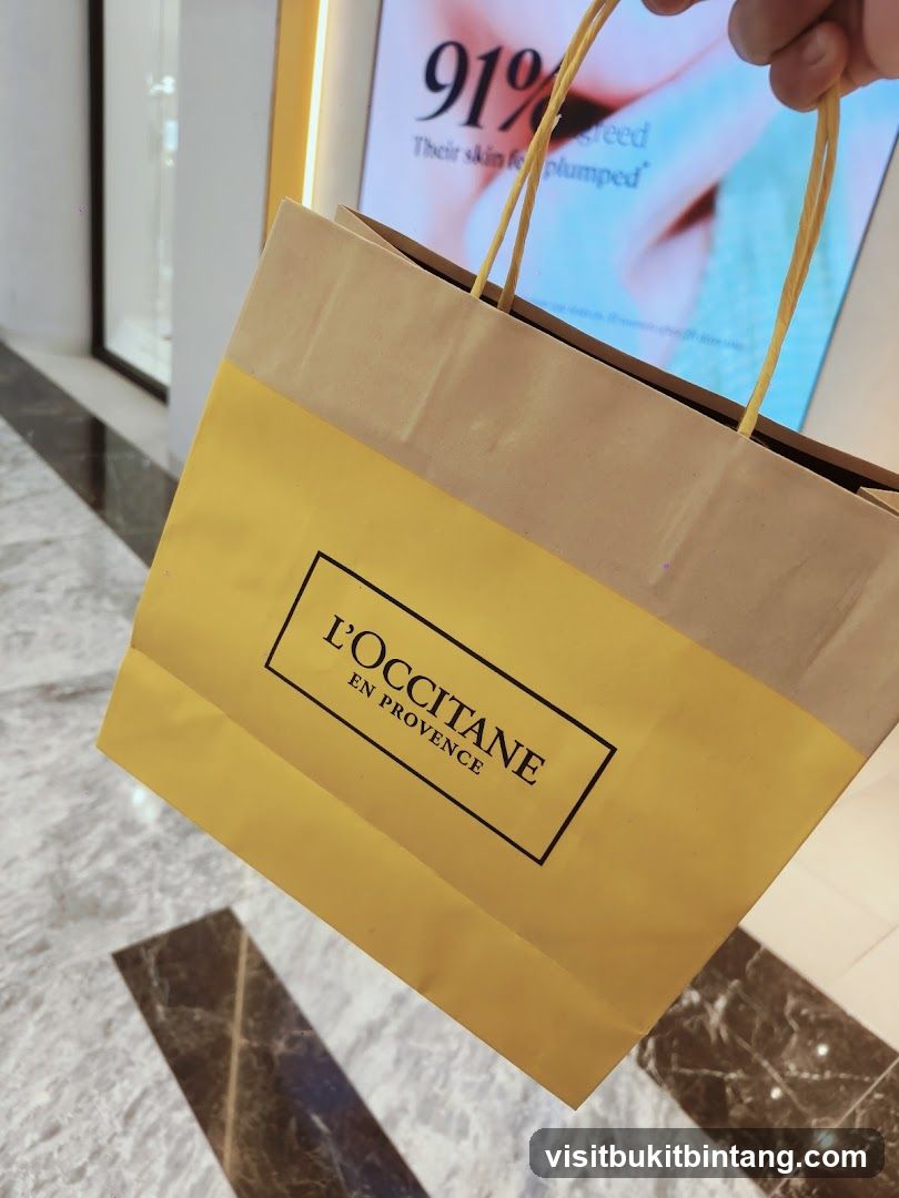 L'Occitane Shopping Bag