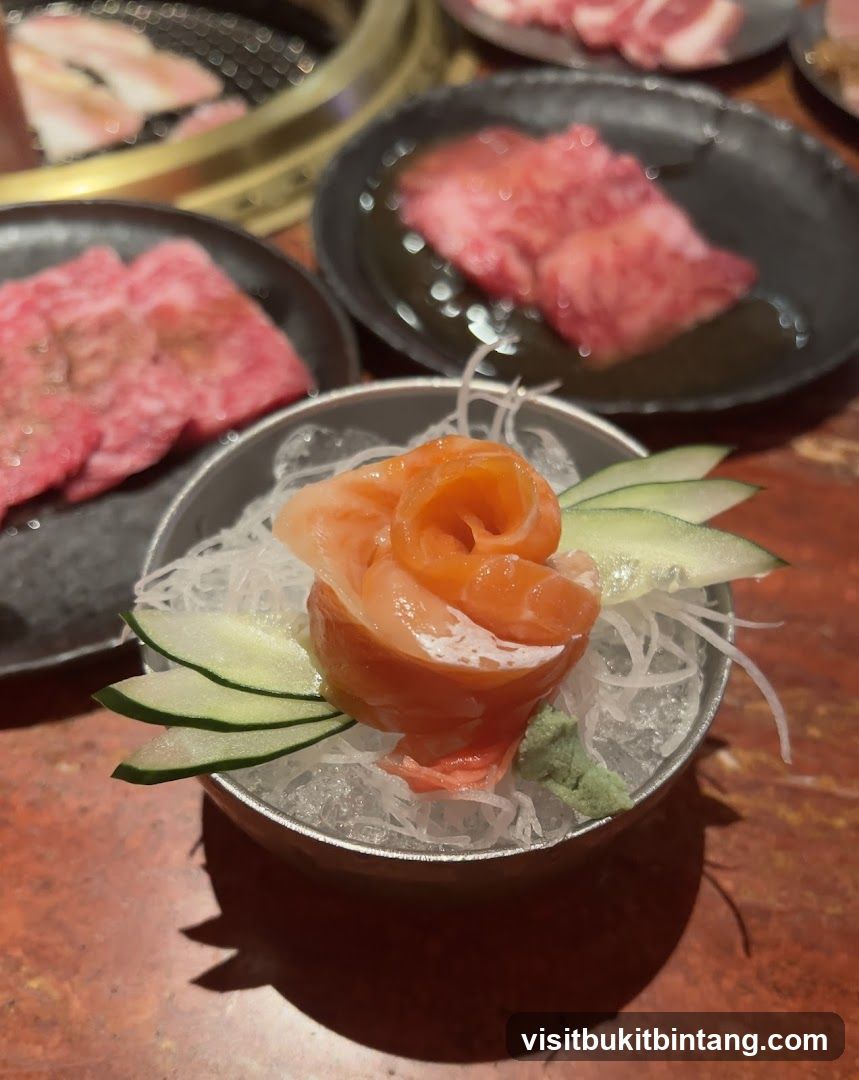 Salmon Sashimi Rose