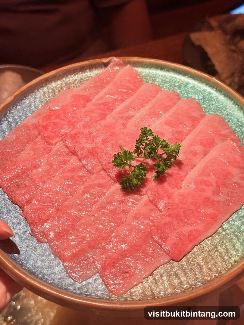 Thinly Sliced Raw Beef