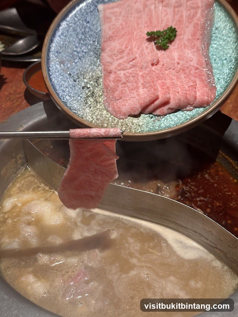Hot Pot with Sliced Beef