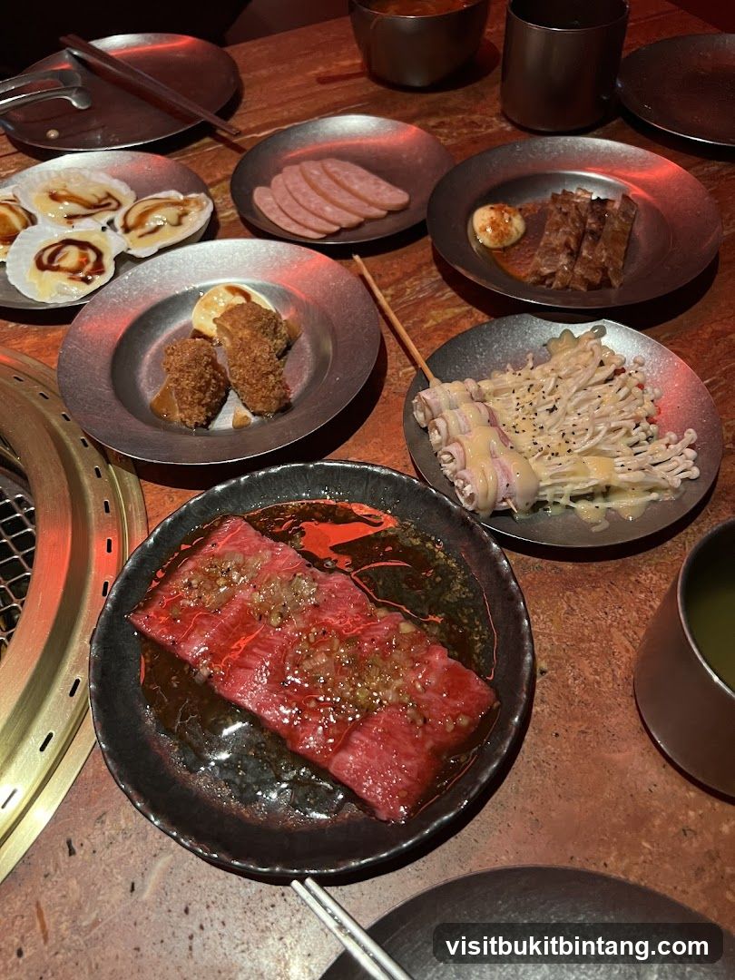 Assortment of Grilled Meats and Seafood