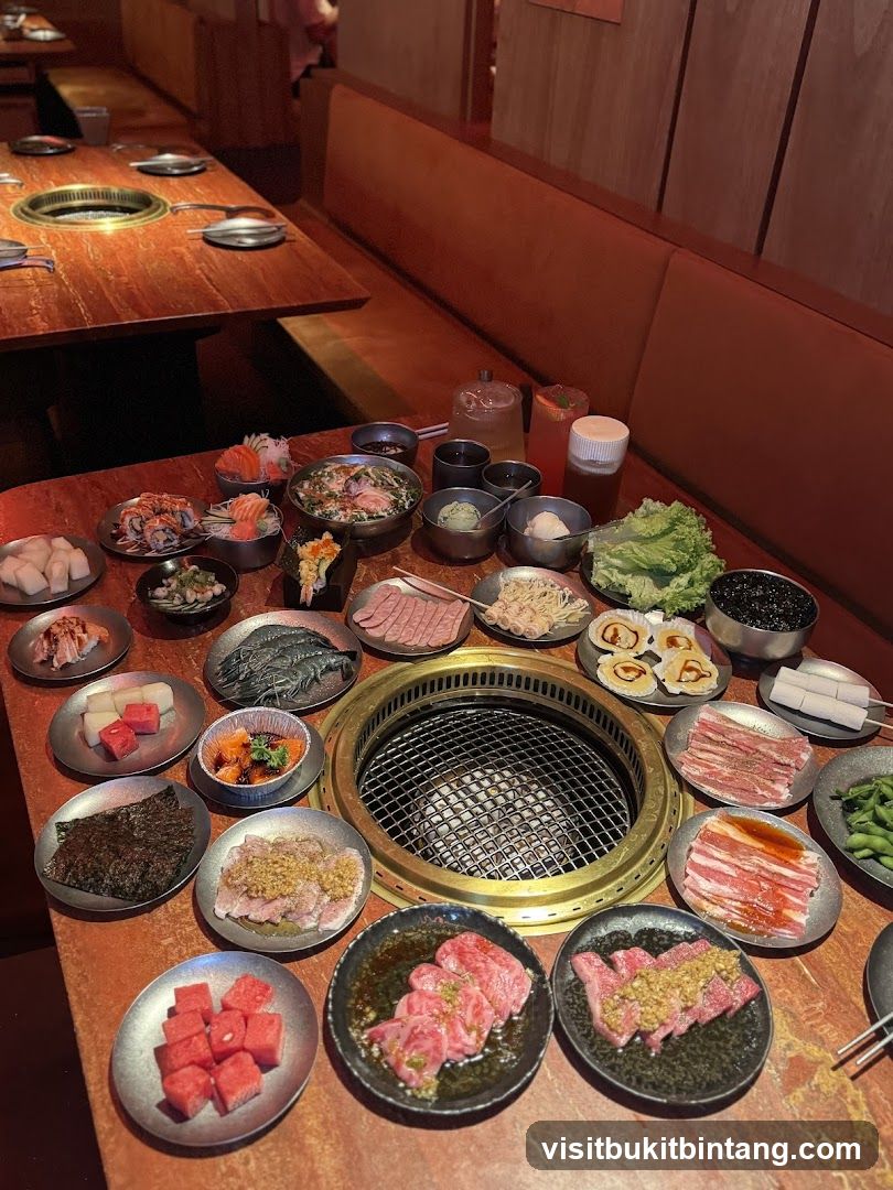 Korean BBQ Table Setting