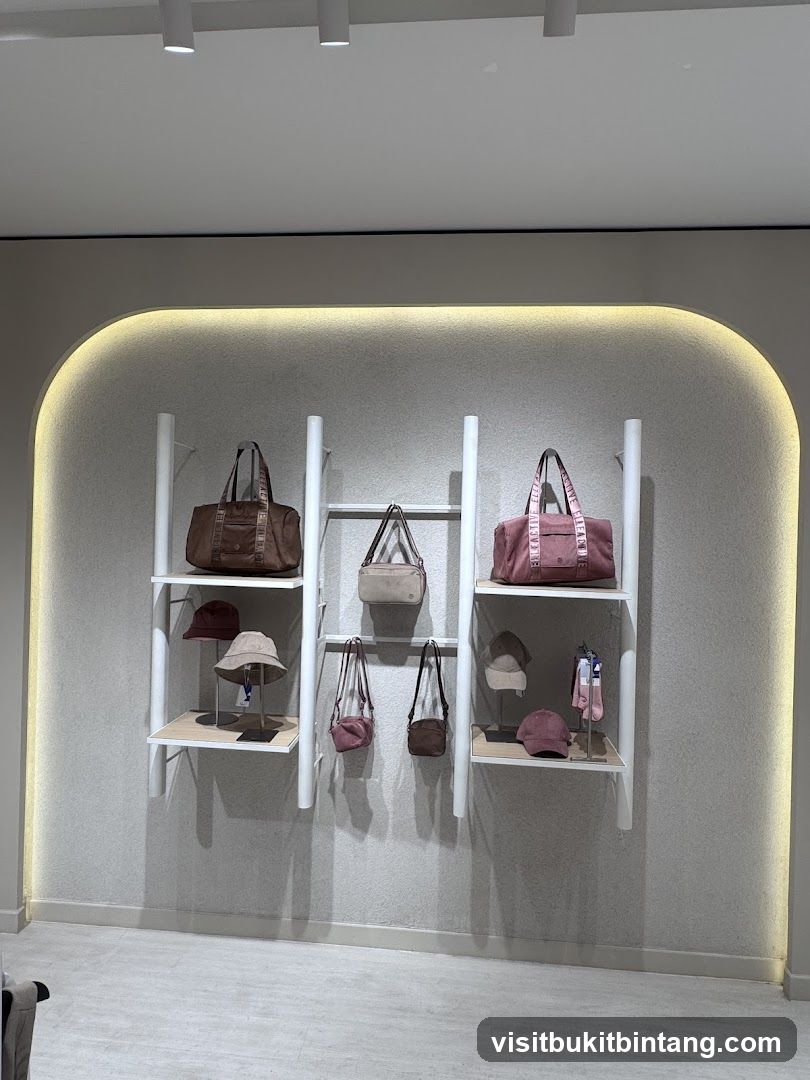 Handbags and Hats Display