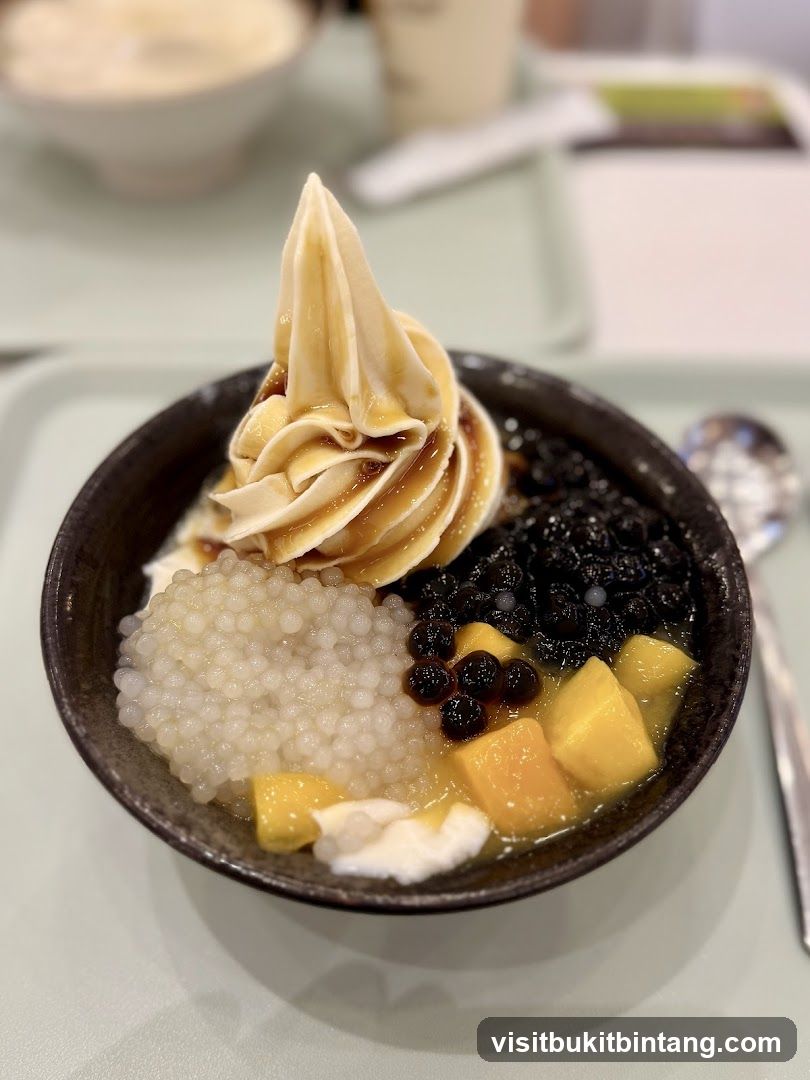 Dessert Bowl with Soft Serve Ice Cream