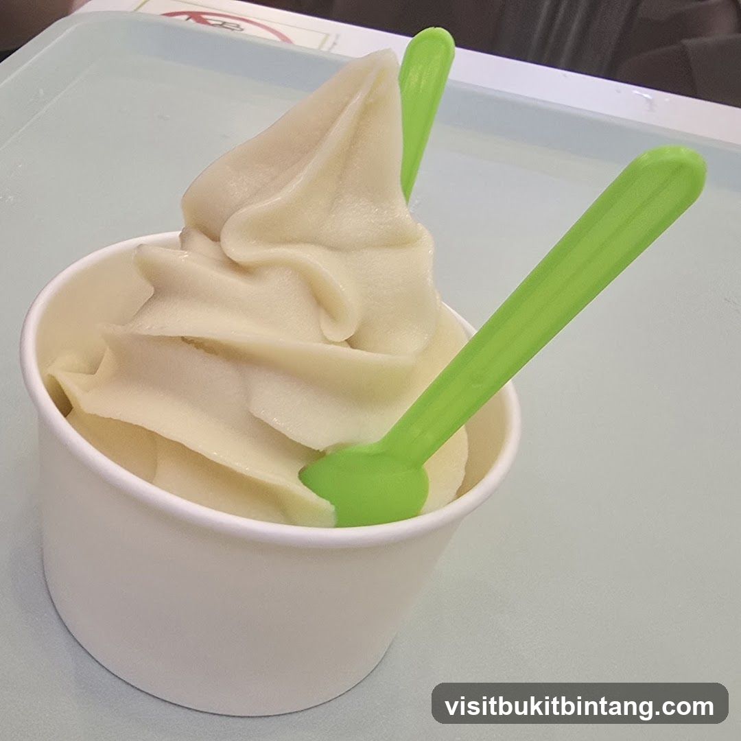 Frozen Yogurt with Spoons