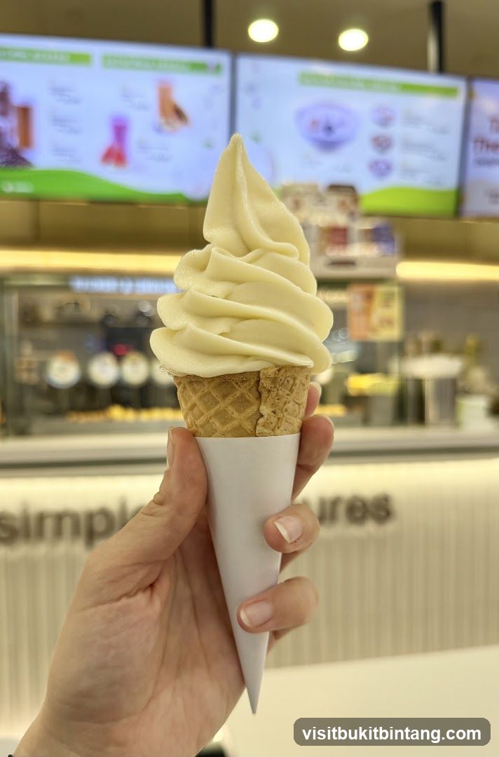 Soft Serve Ice Cream Cone
