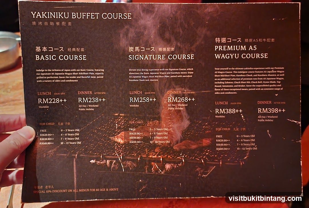 YAKINIKU BUFFET COURSE