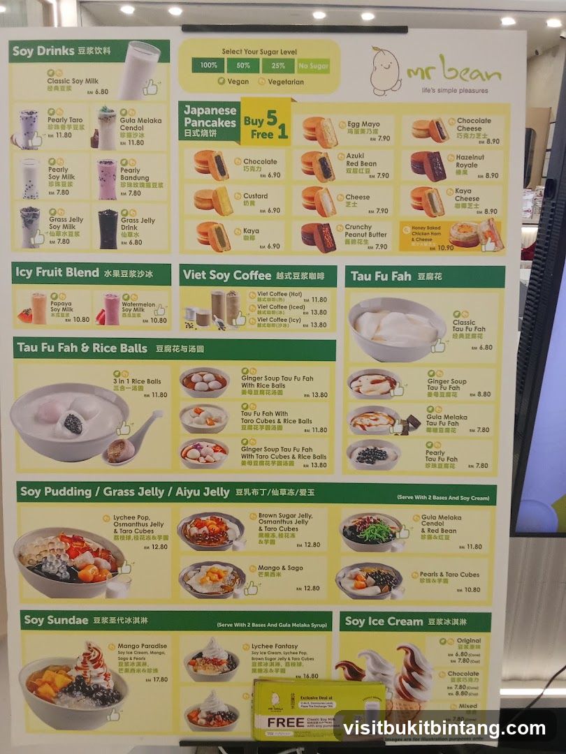 Mr Bean Menu