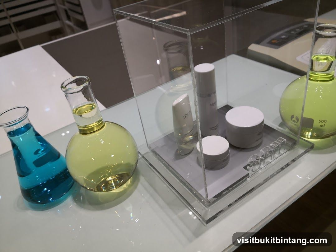 Skincare Products Display