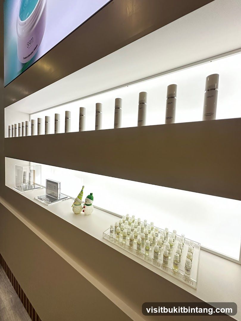 Skincare Products Display