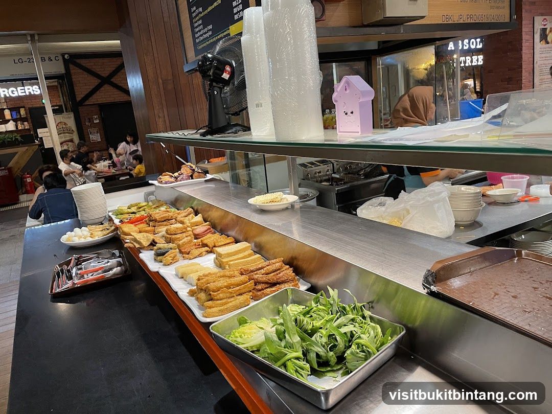 Food Stall Display