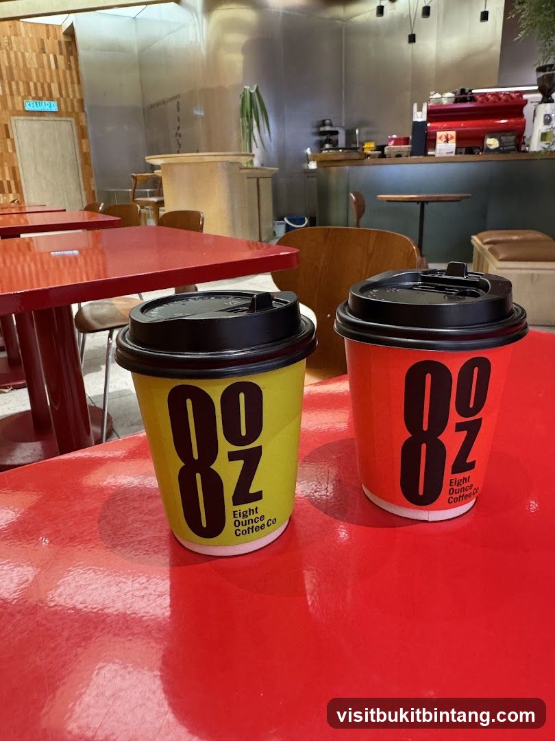Coffee Cups on Red Table