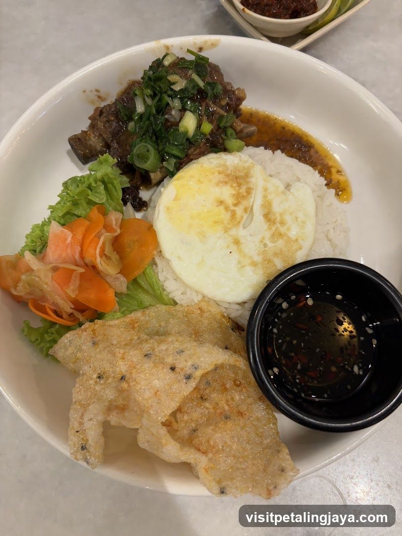 Fried Rice Bowl with Egg and Crispy Chips