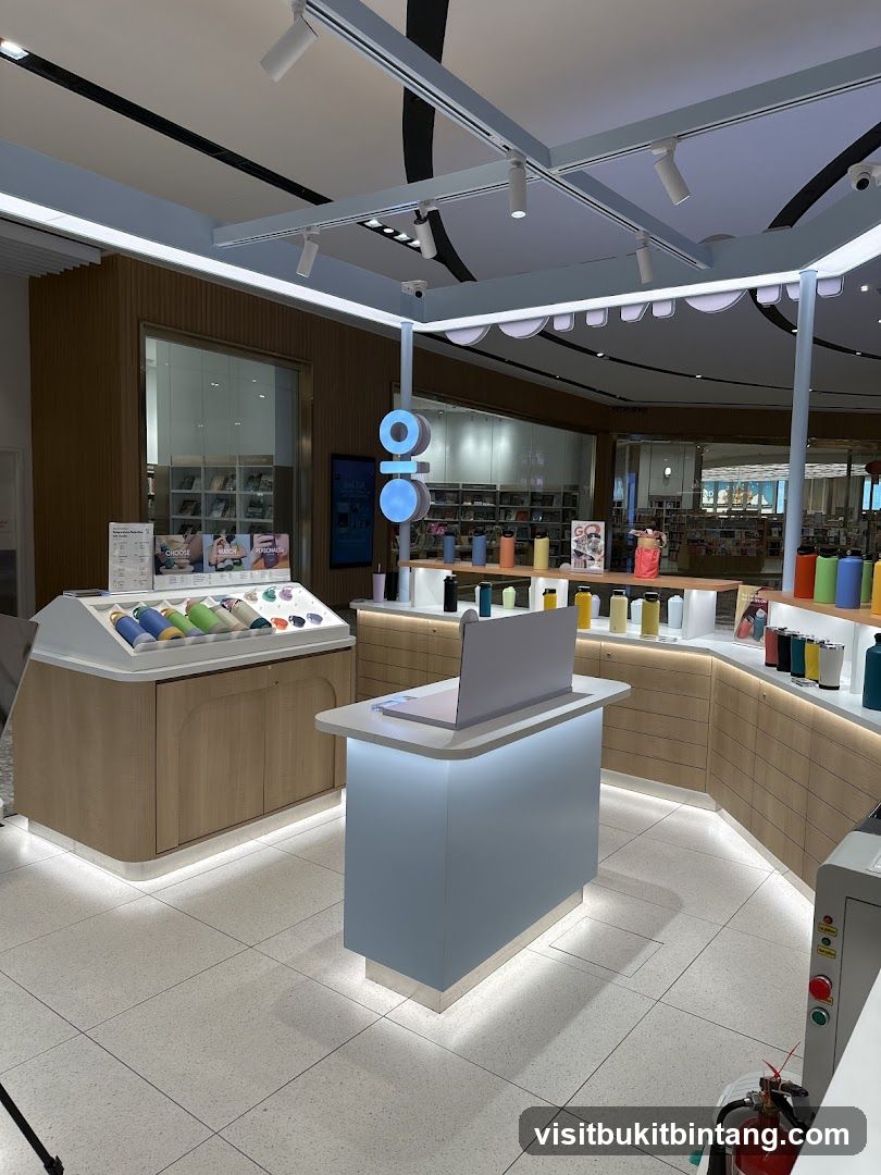 Store Display with Water Bottles