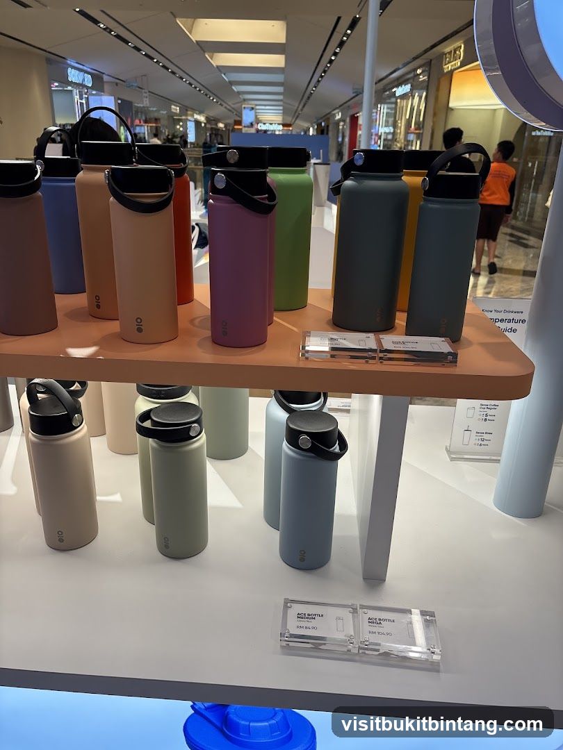 Water Bottles Display