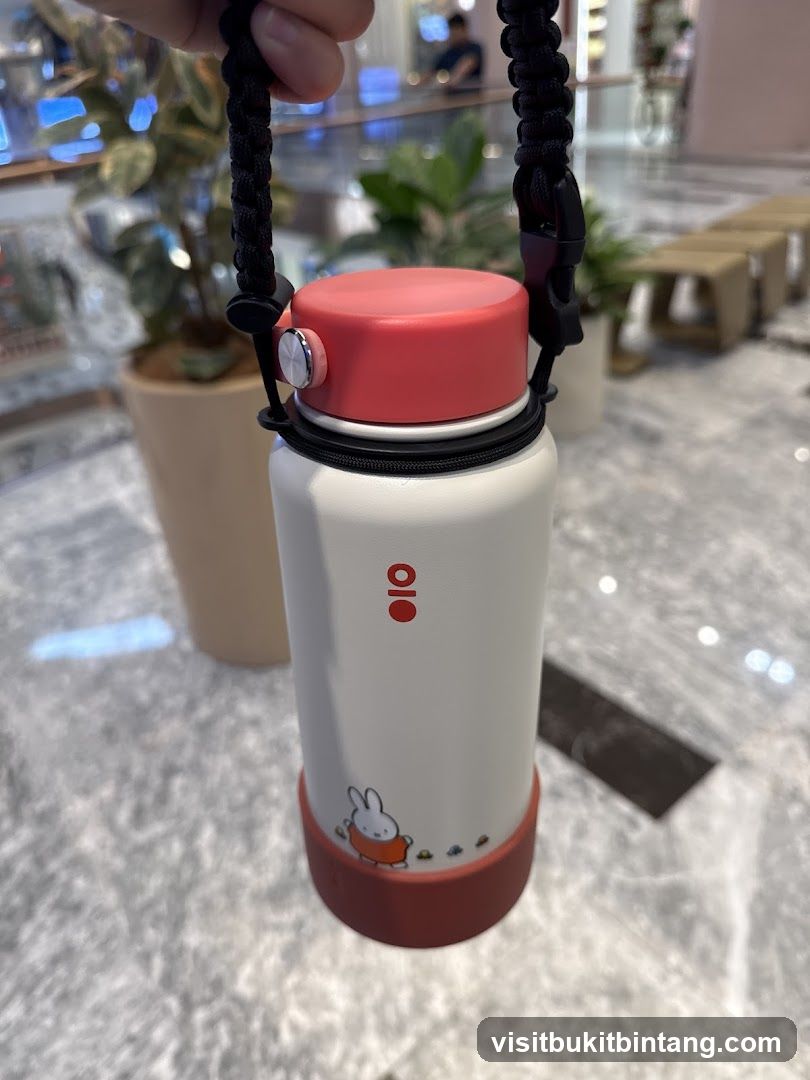 White Water Bottle with Miffy Design