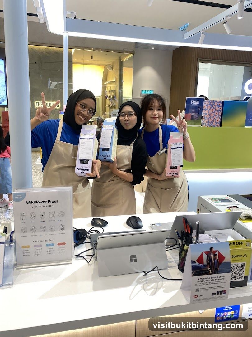 Staff holding product boxes