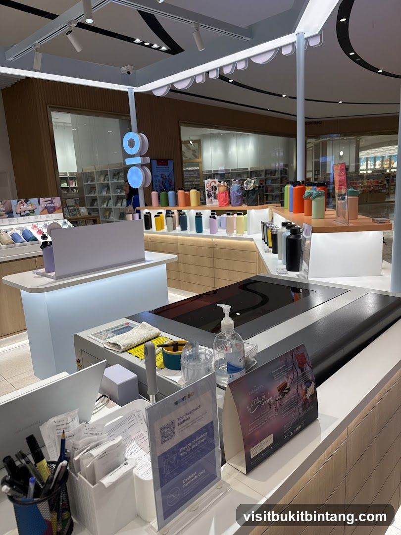 Store Interior with Merchandise Display