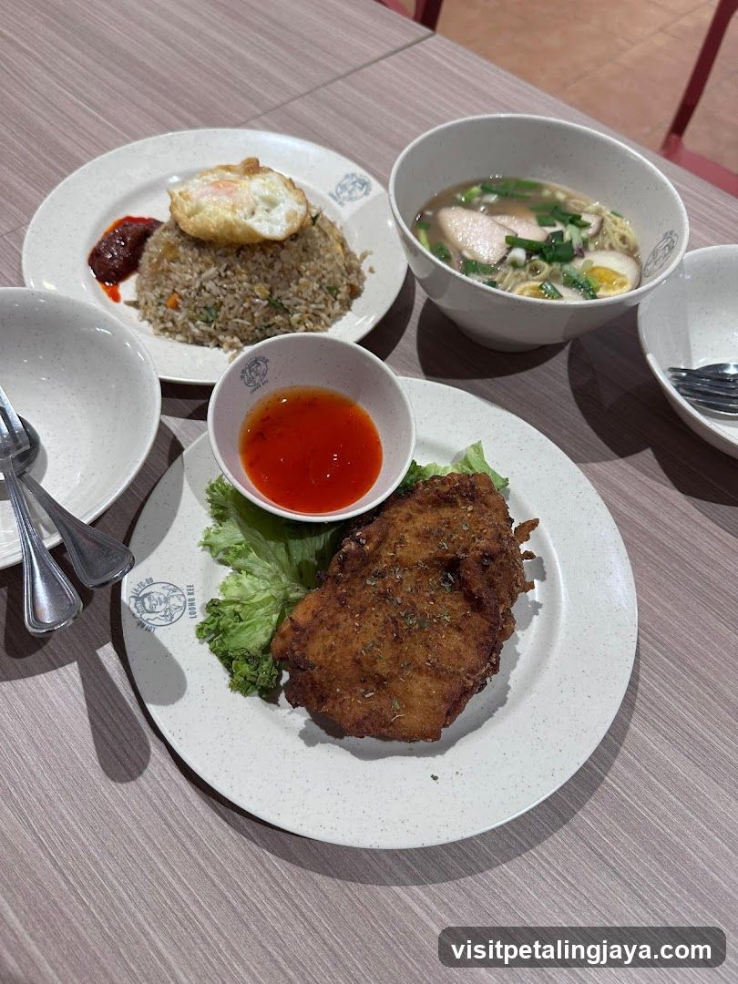 Food Table Setting