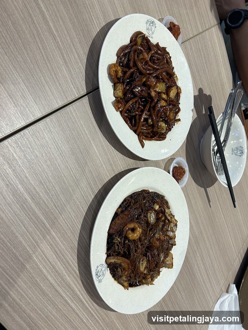 Noodle Dishes on Table