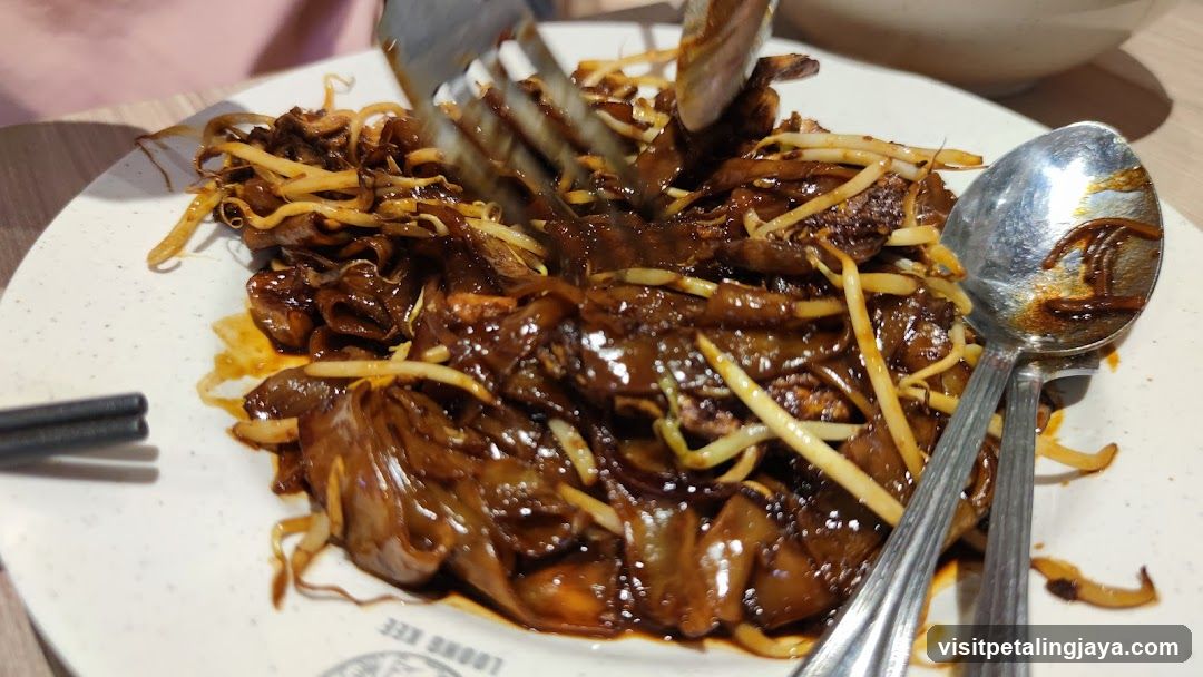 Noodle Dish with Sauce and Garnish