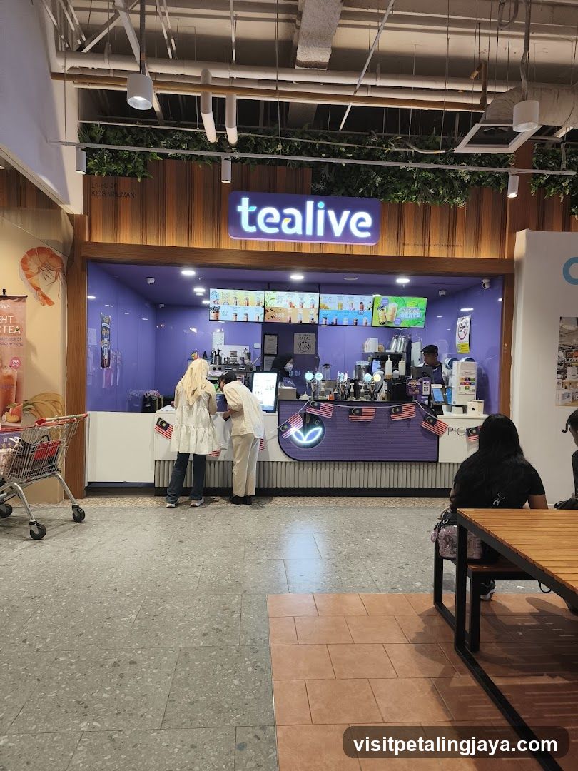 Tealive Store Interior