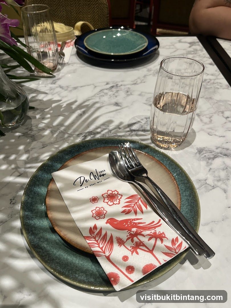 Table Setting with Napkin