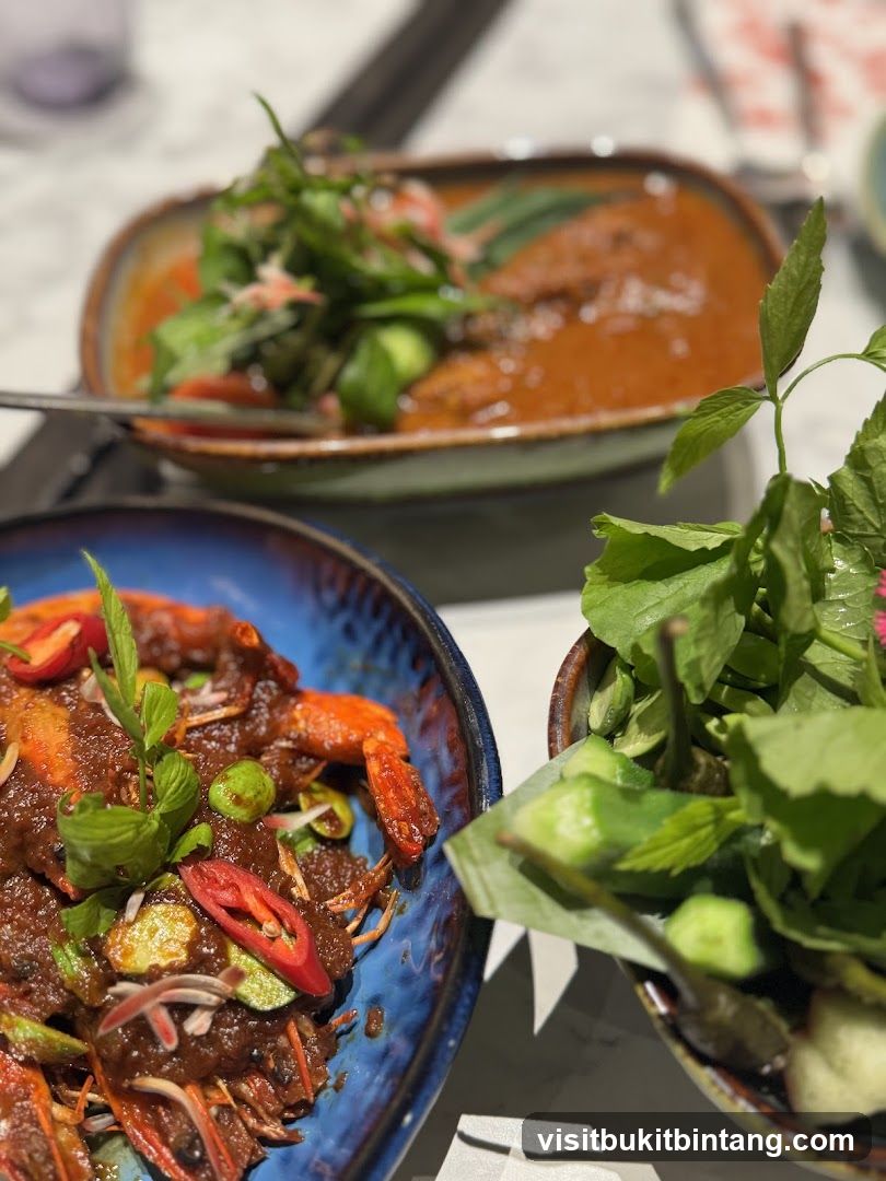 Spicy Prawn Dish with Side Salad