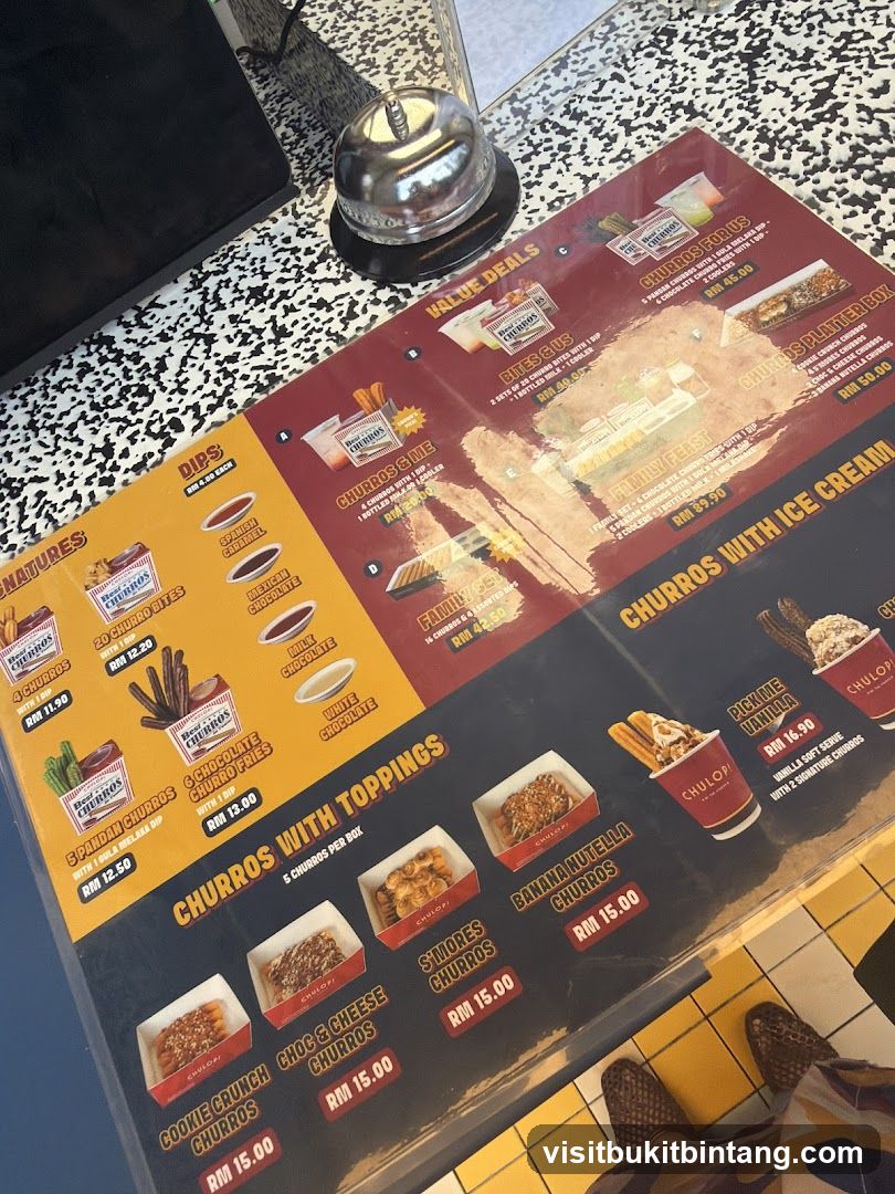 Chulopi Menu