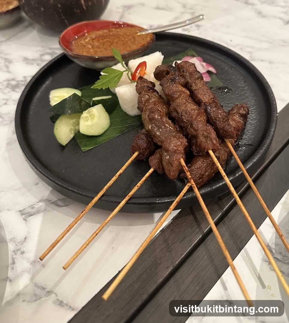 Beef Satay with Peanut Sauce