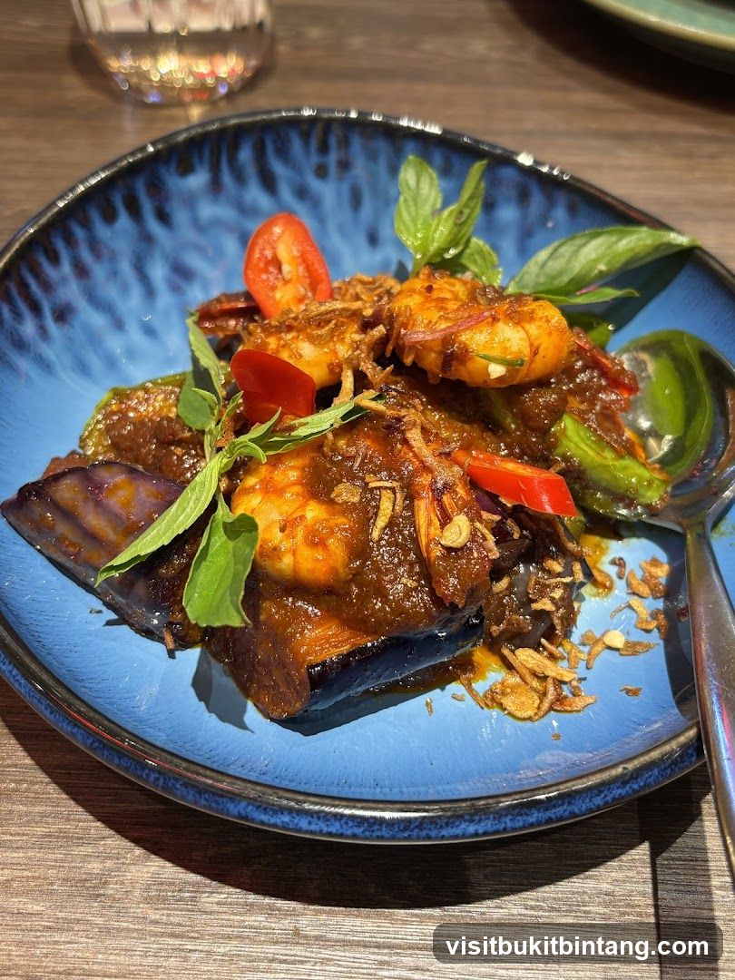 Spicy Shrimp and Eggplant Dish