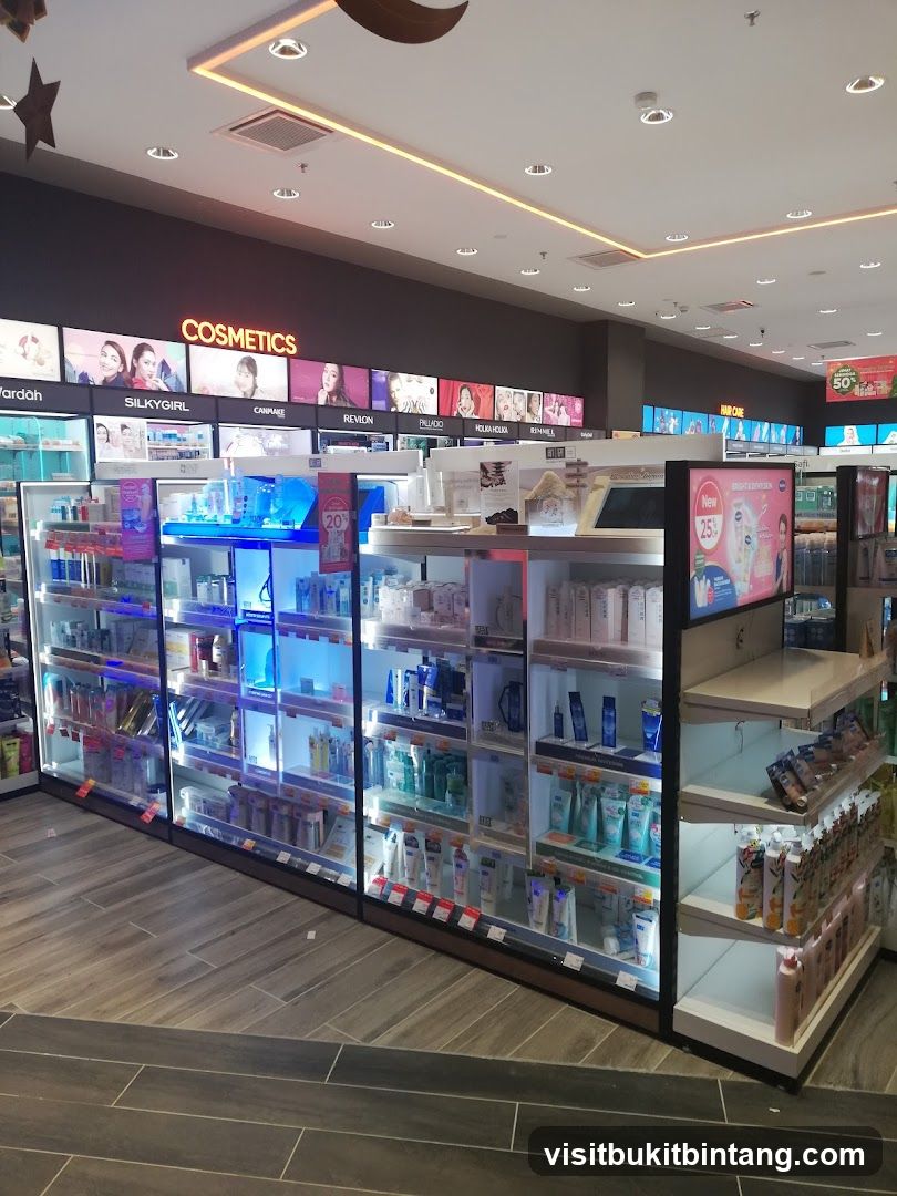 Cosmetics and Hair Care Section
