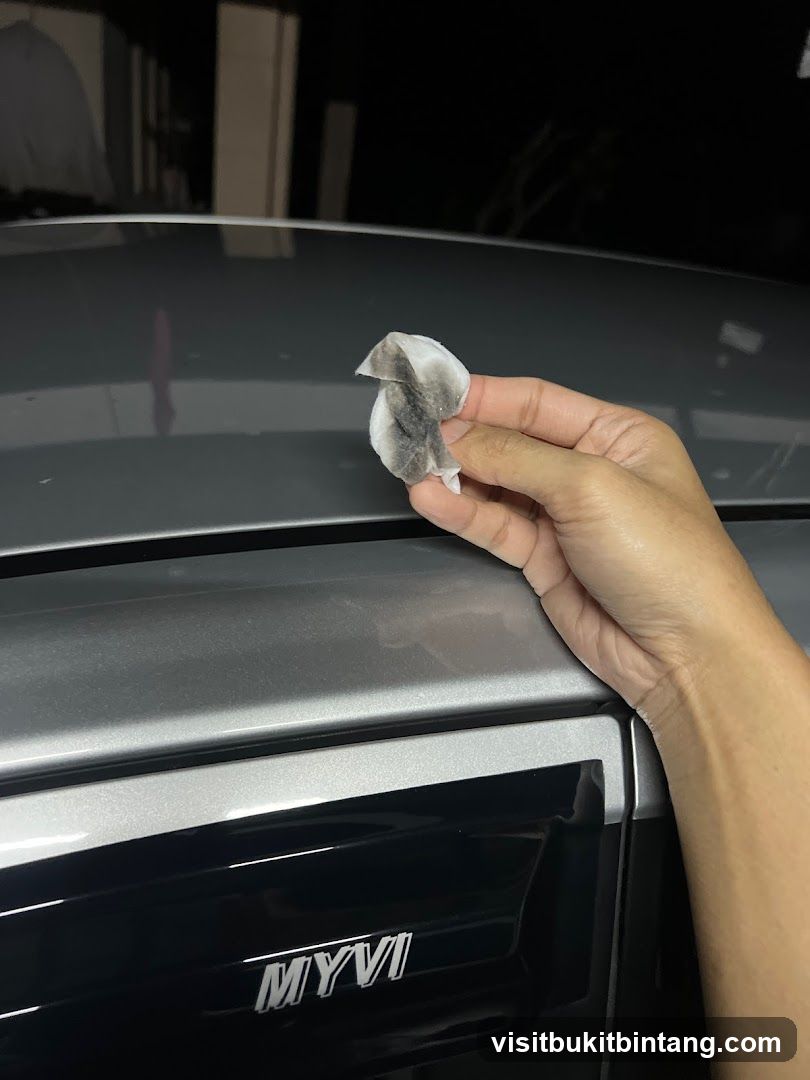 Dirty Wipe on Car