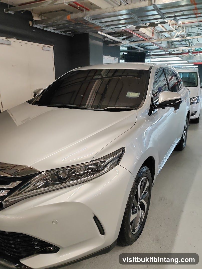 Silver SUV in Parking Garage