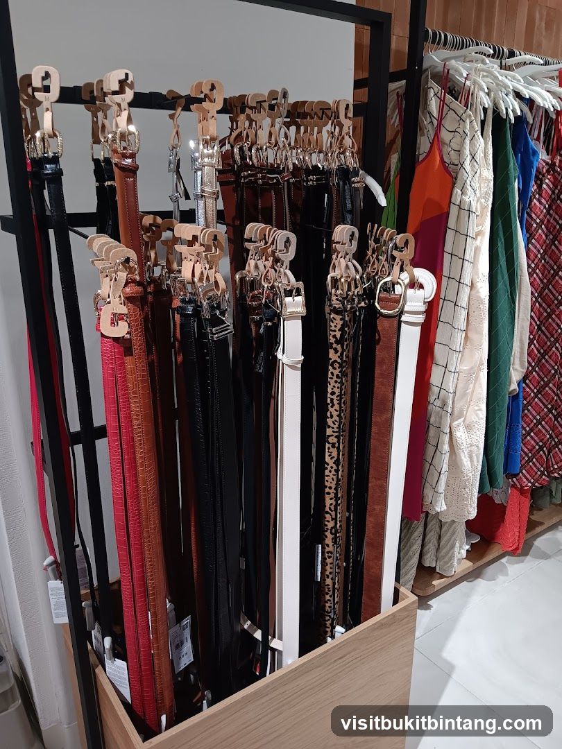 Belts and Clothing Display