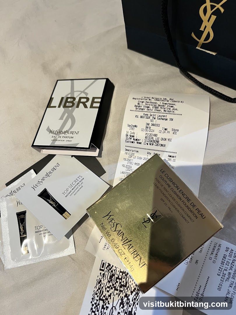 Yves Saint Laurent Purchases