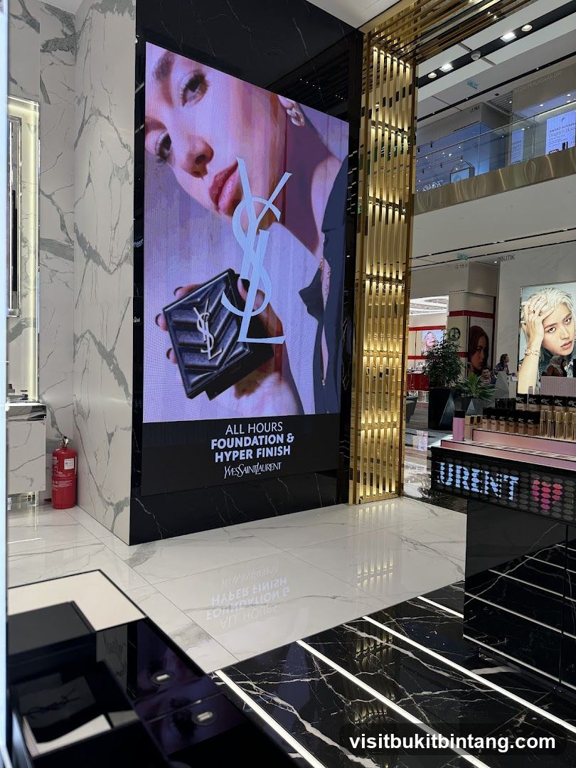 Yves Saint Laurent Foundation Advertisement