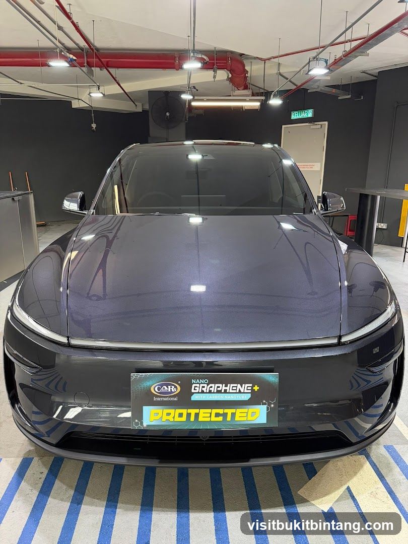 Car Protected with Nano Graphene+ Coating