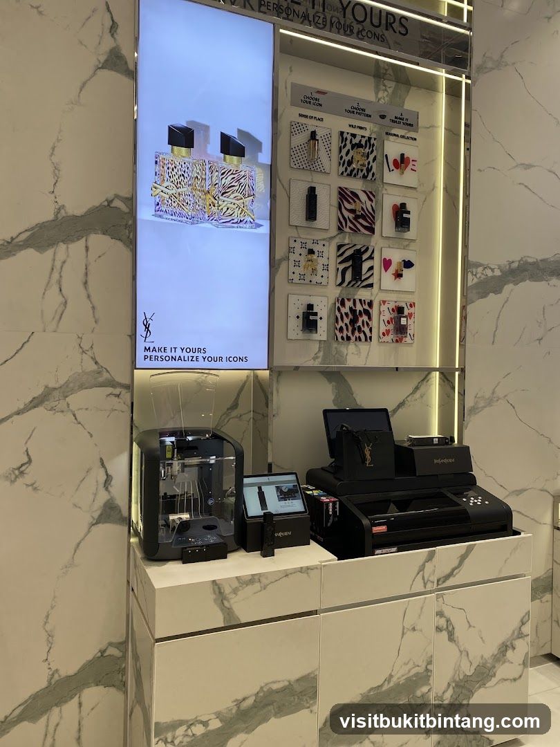 Yves Saint Laurent Personalization Station