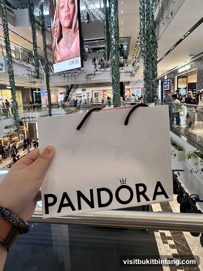 Pandora Shopping Bag in Mall