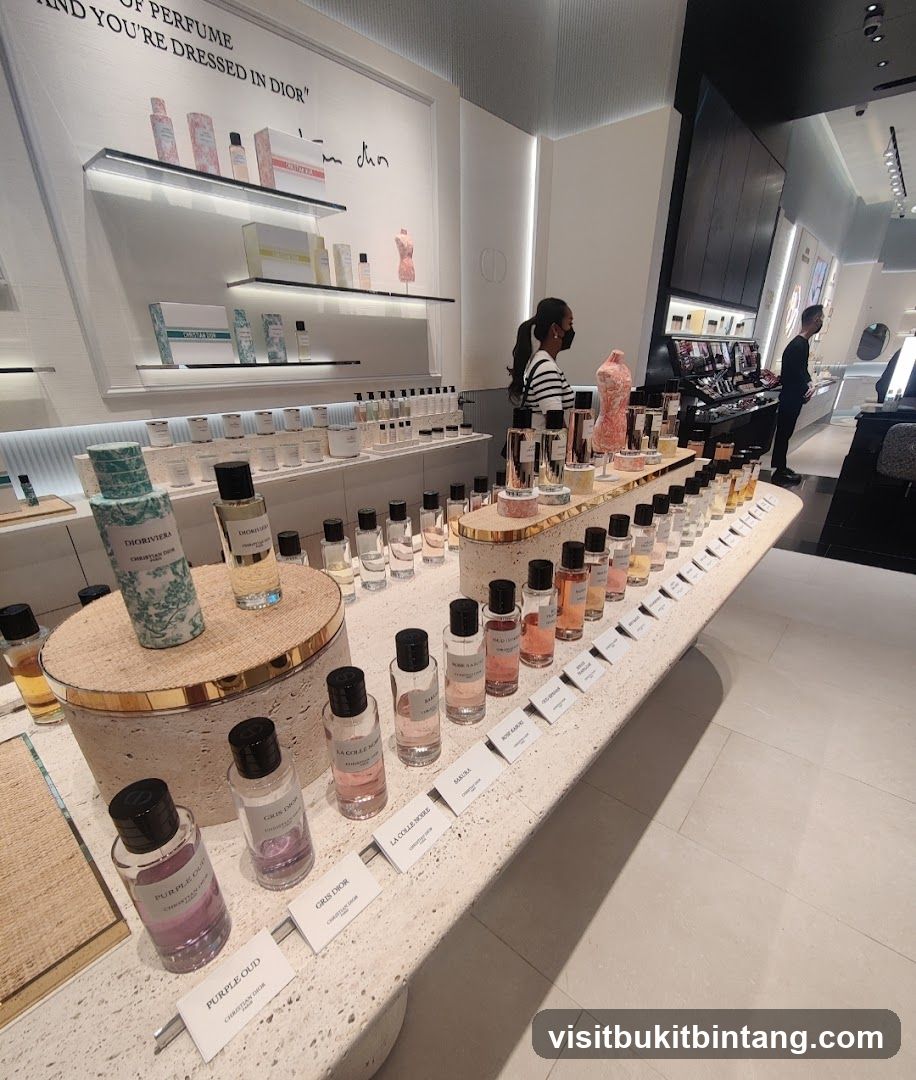 Dior Perfume Display