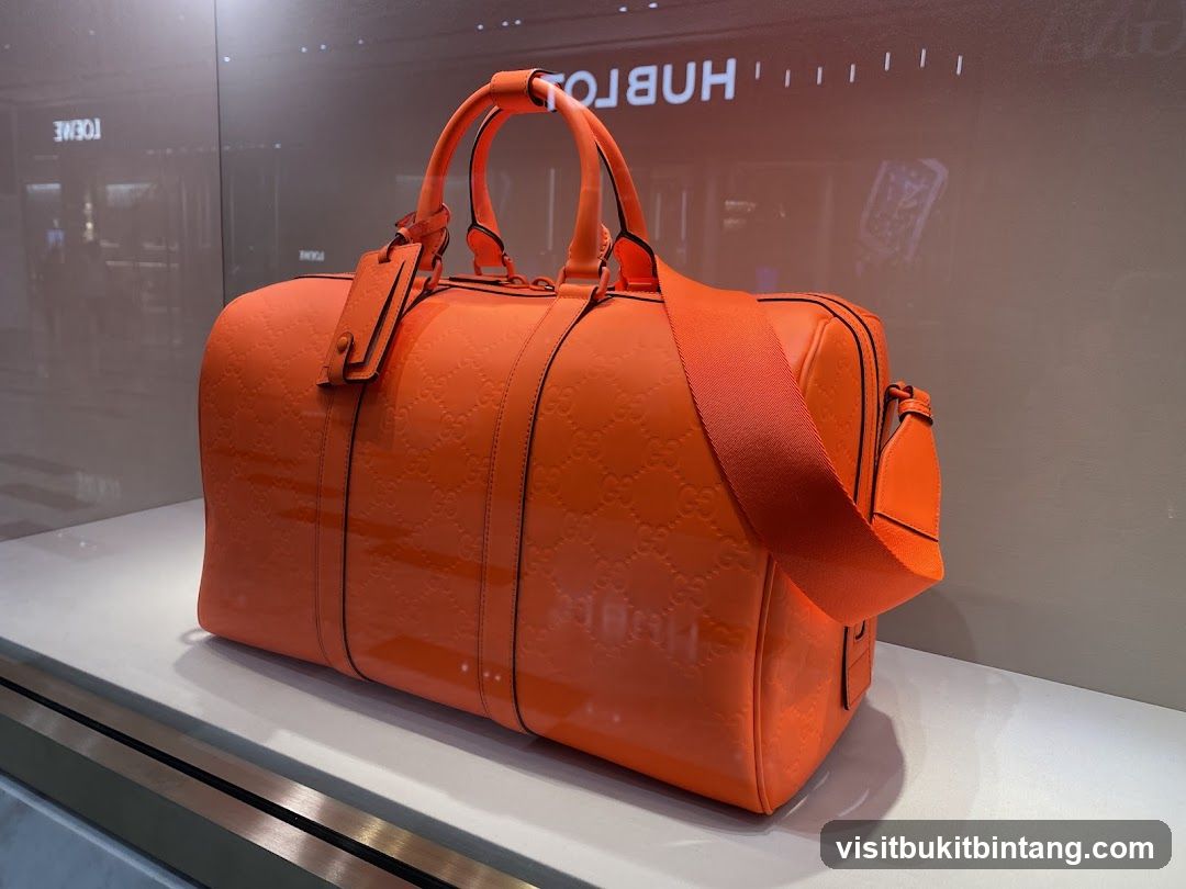 Orange Duffle Bag