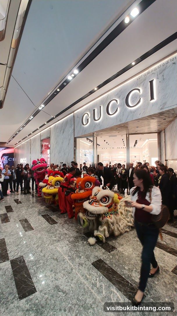 Gucci Store Opening with Lion Dance