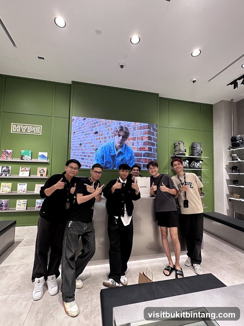 Group of people in a store
