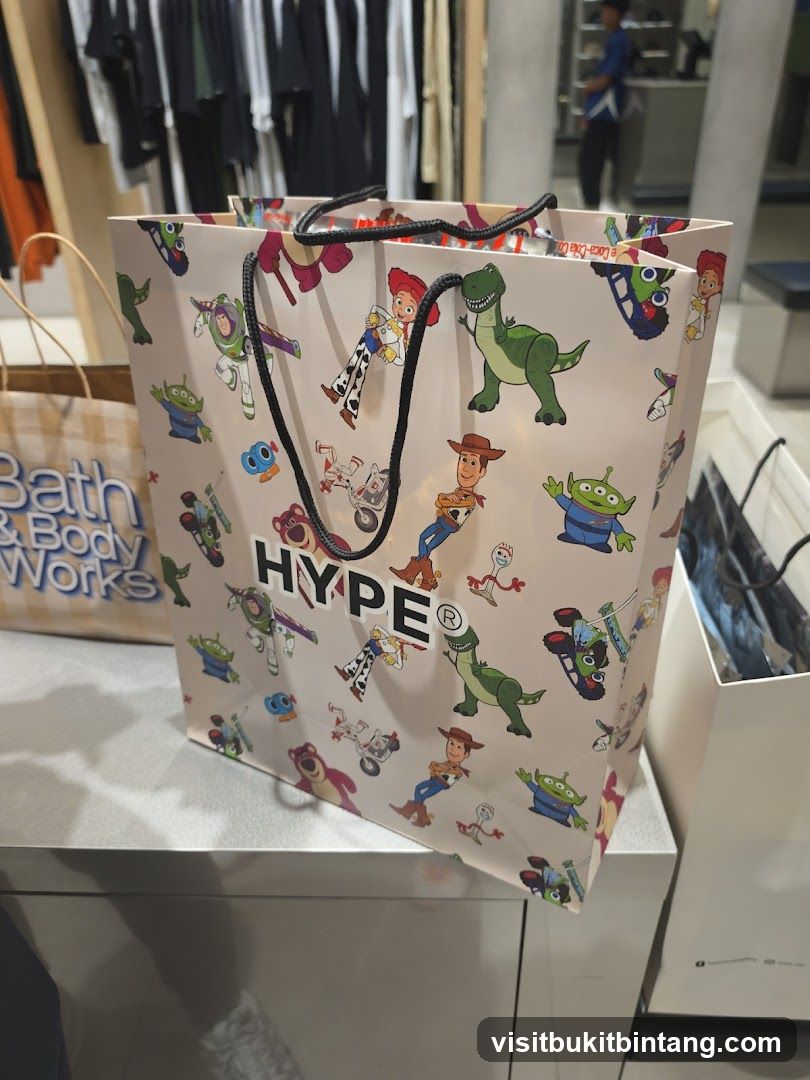 Shopping Bags with Toy Story Characters