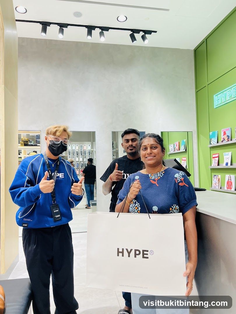 Customers with Shopping Bag