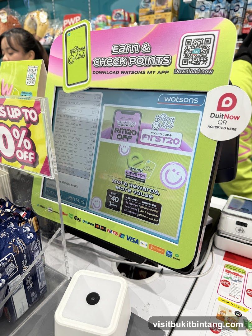 Watsons Point of Sale Display