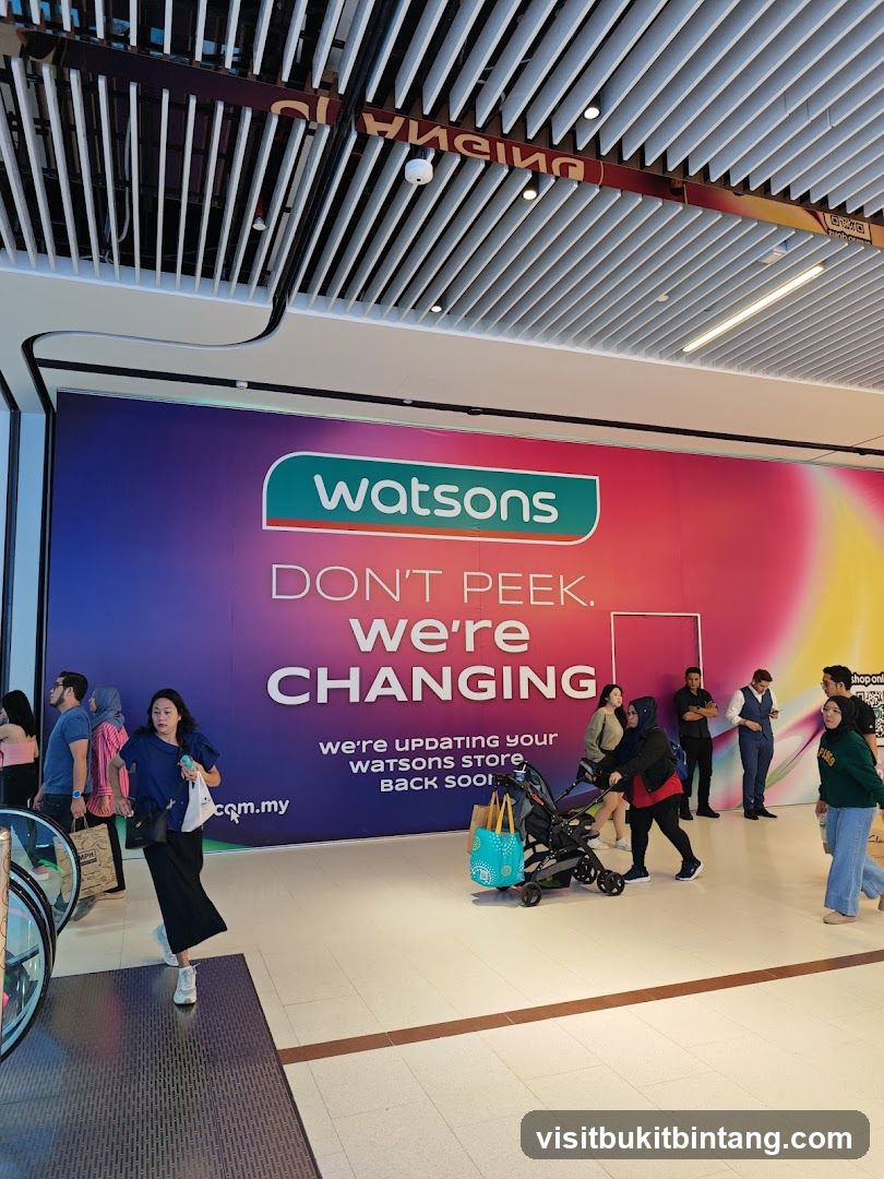 Watsons Store Under Renovation