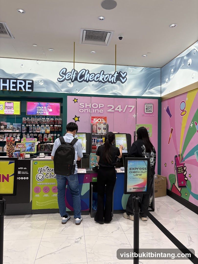 Self Checkout Area