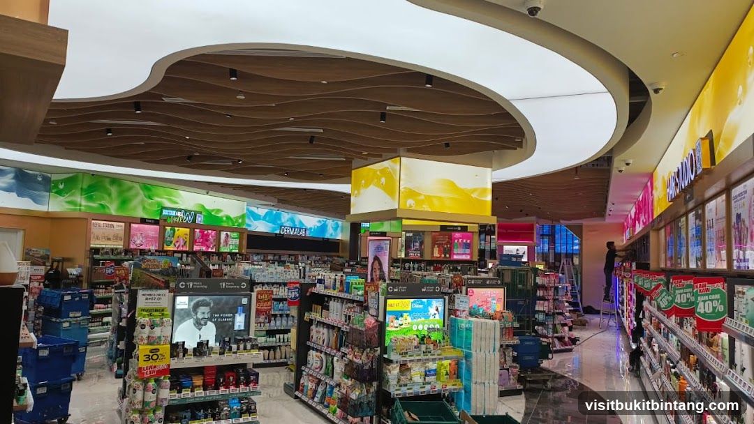 Interior of a well-lit retail store